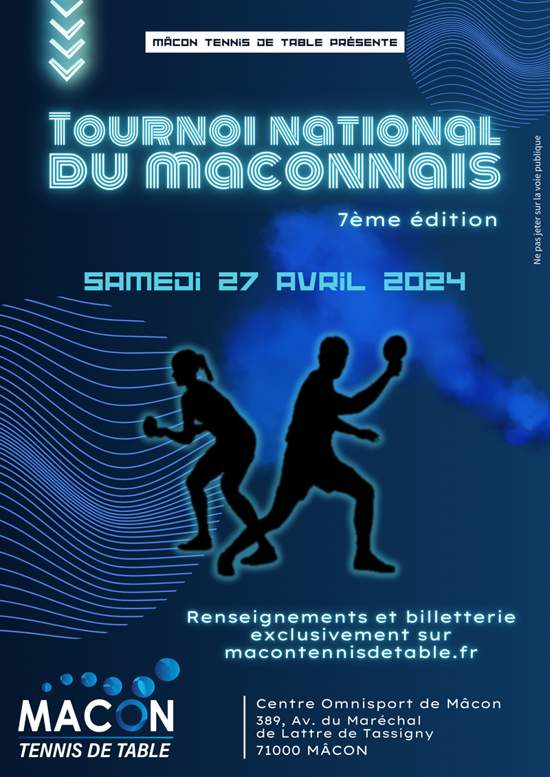 Tournoi du Mâconnais 2023 2024 Affiche light